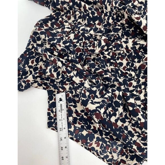 LOFT Women Long Sleeve‎ Shorts Romper Pockets Women's Size 6 Flaw - Picture 10 of 12